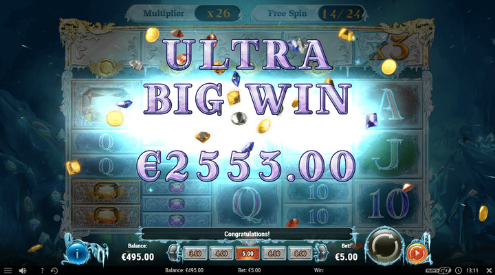 Frozen Gems Slot Screenshot