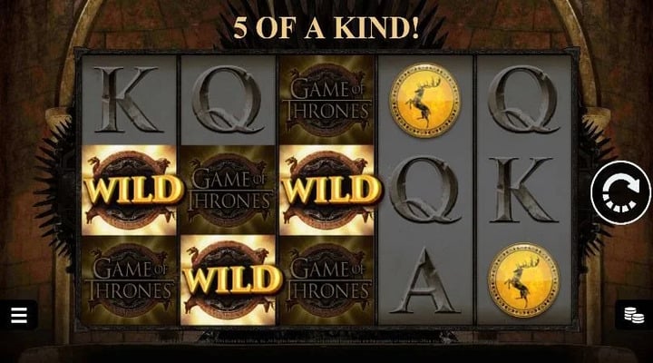 Game of Thrones Slot Screenshot