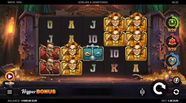 Goblins and Gemstones Slot Screenshot