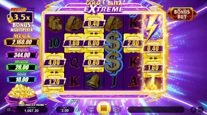 Gold Blitz Extreme Slot Screenshot