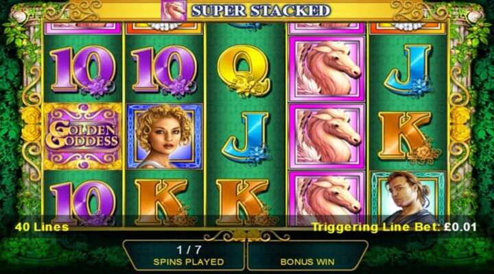 Golden Goddess Slot Screenshot