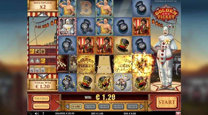 Golden Ticket Slot Screenshot