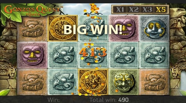 Gonzo's Quest Slot Screenshot