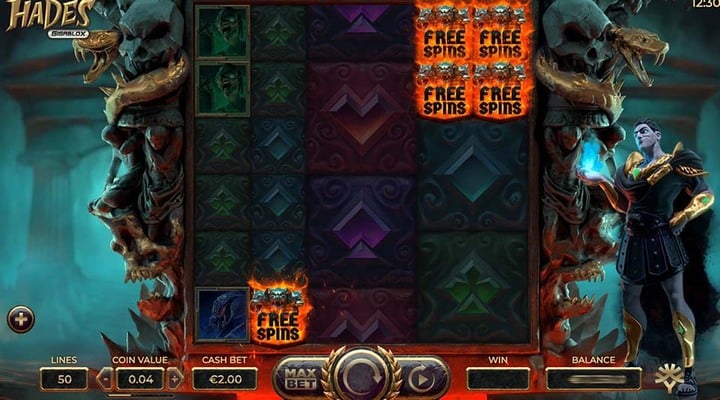 Hades Gigablox Slot Screenshot