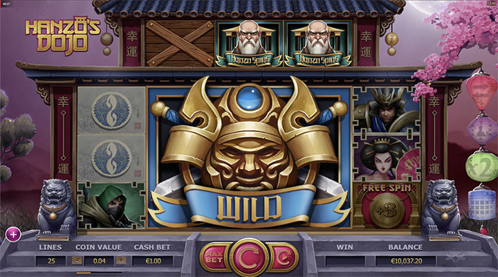 Hanzo's Dojo Slot Screenshot
