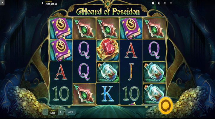 Hoard of Poseidon Slot Screenshot