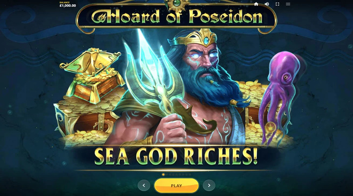 Hoard of Poseidon Slot Screenshot