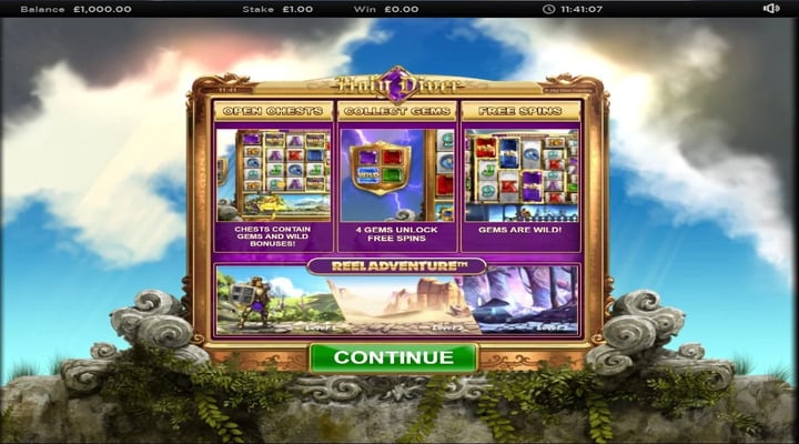 Holy Diver Slot Screenshot