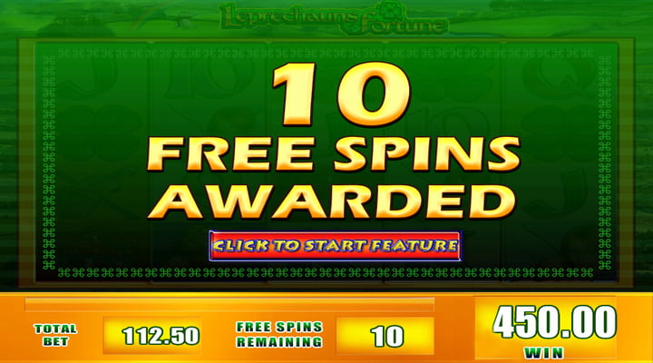 Leprechaun's Fortune Slot Screenshot