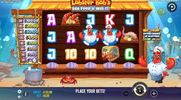 Lobster Bob Seafood and Win It Slot Screenshot