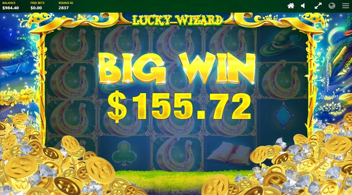 Lucky Wizard Slot Screenshot 2
