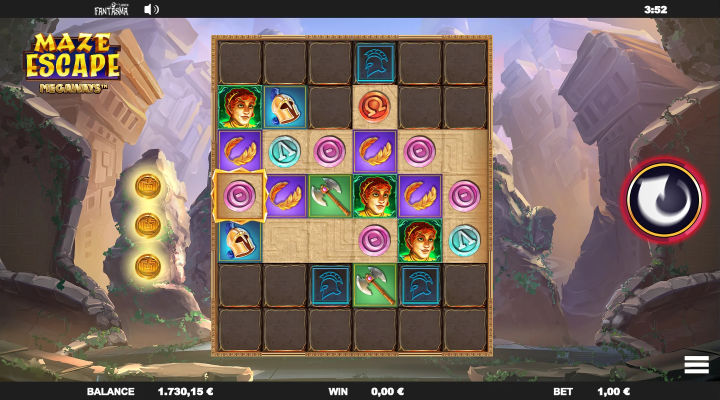Maze Escape Megaways Slot Screenshot 1