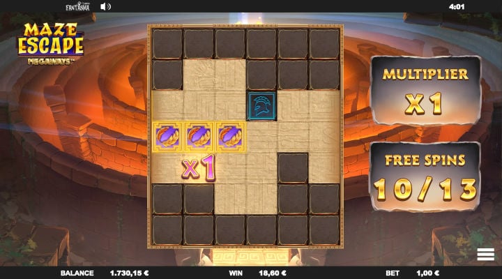 Maze Escape Megaways Slot Screenshot 2