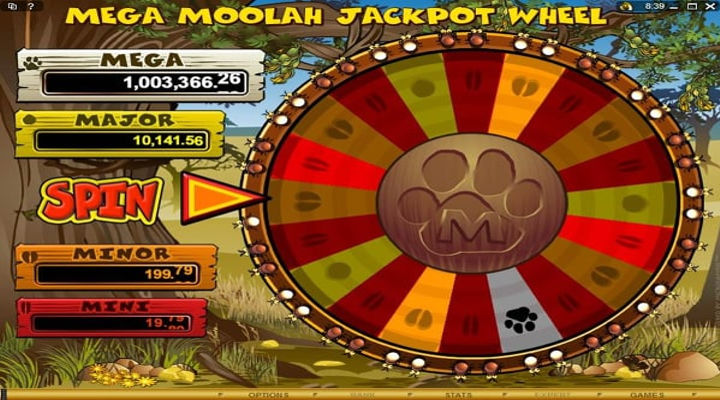 Mega Moolah Slot Screenshot 2