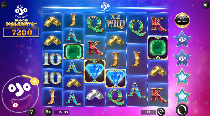 PlayOJO Branded Megaways Screenshot 1