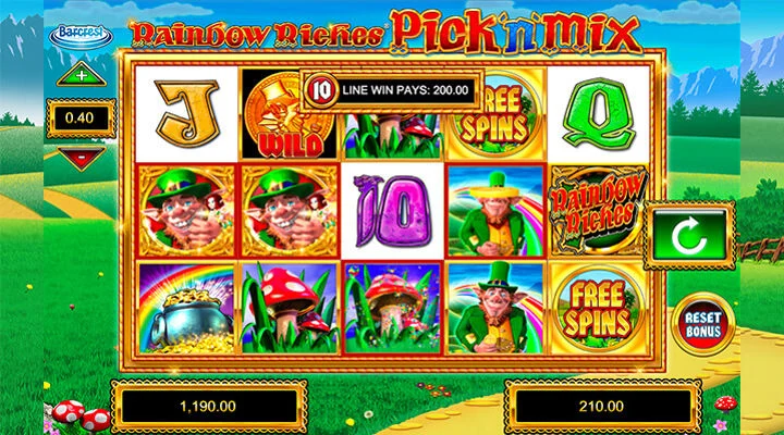 Rainbow Riches Pick’n’Mix Slot Screenshot