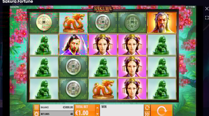 Sakura Fortune Screenshot 1