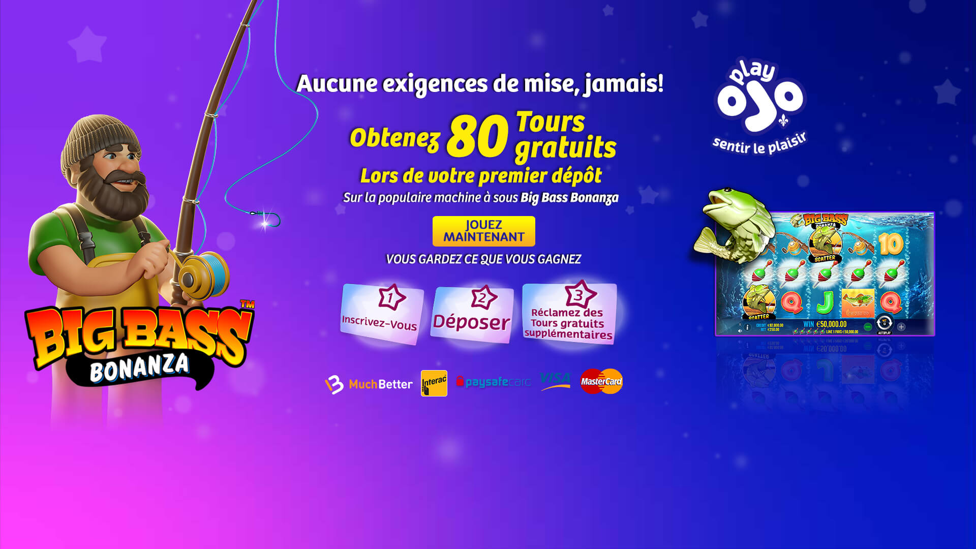 Big Bass Bonanza 80 Free Spins