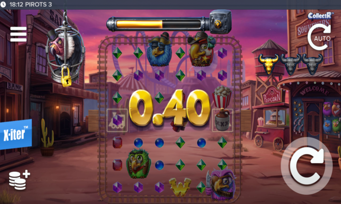 Pirots slot win screenshot