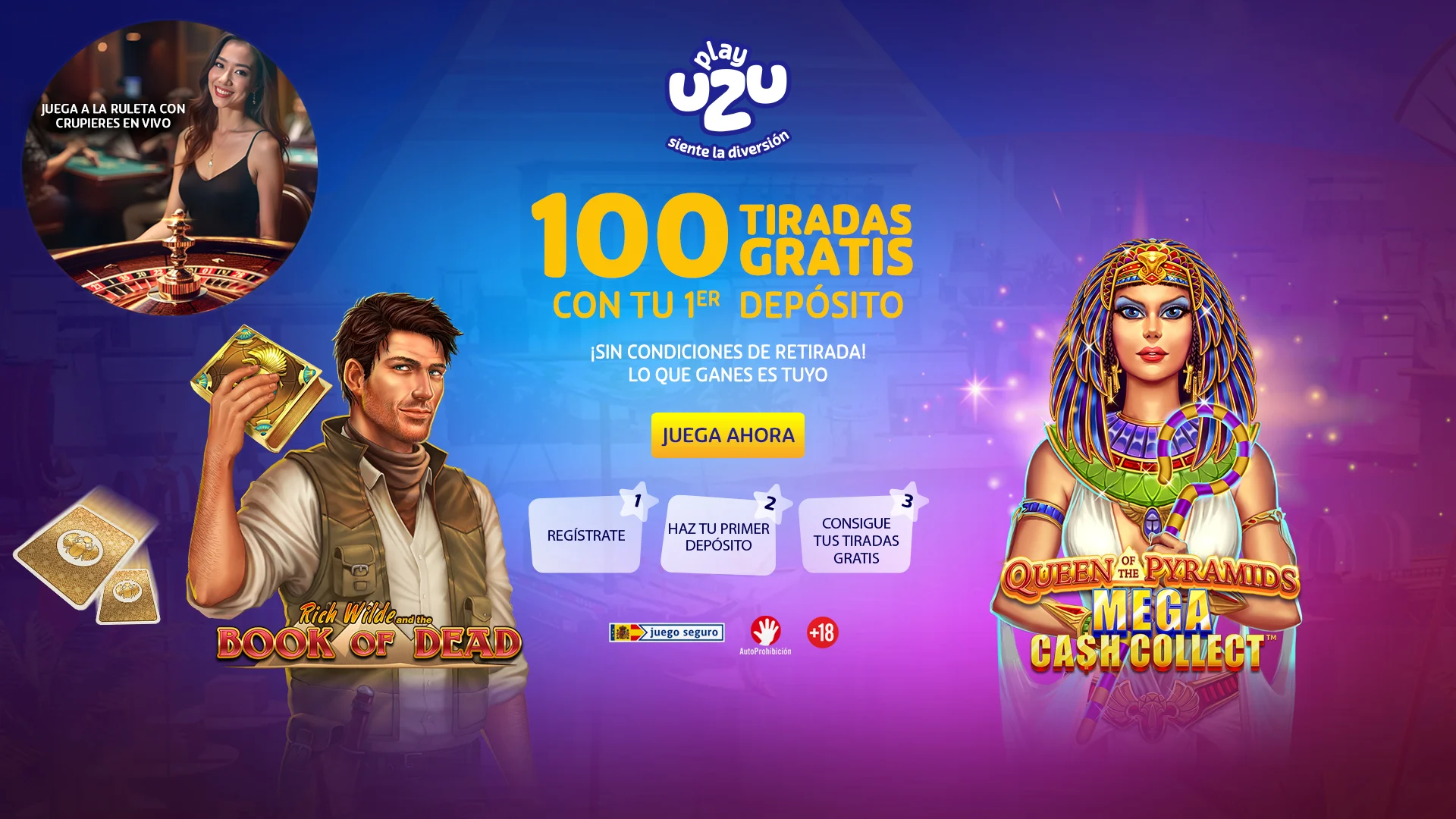 100 free spins