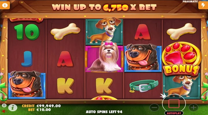The Dog House Slot Screenshot